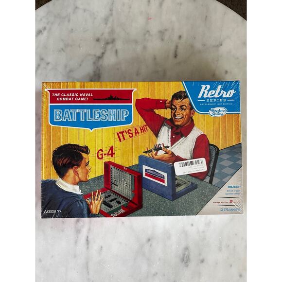 Sealed NIB Retro Battleship Hasbro Board Game*READ - Picture 1 of 4
